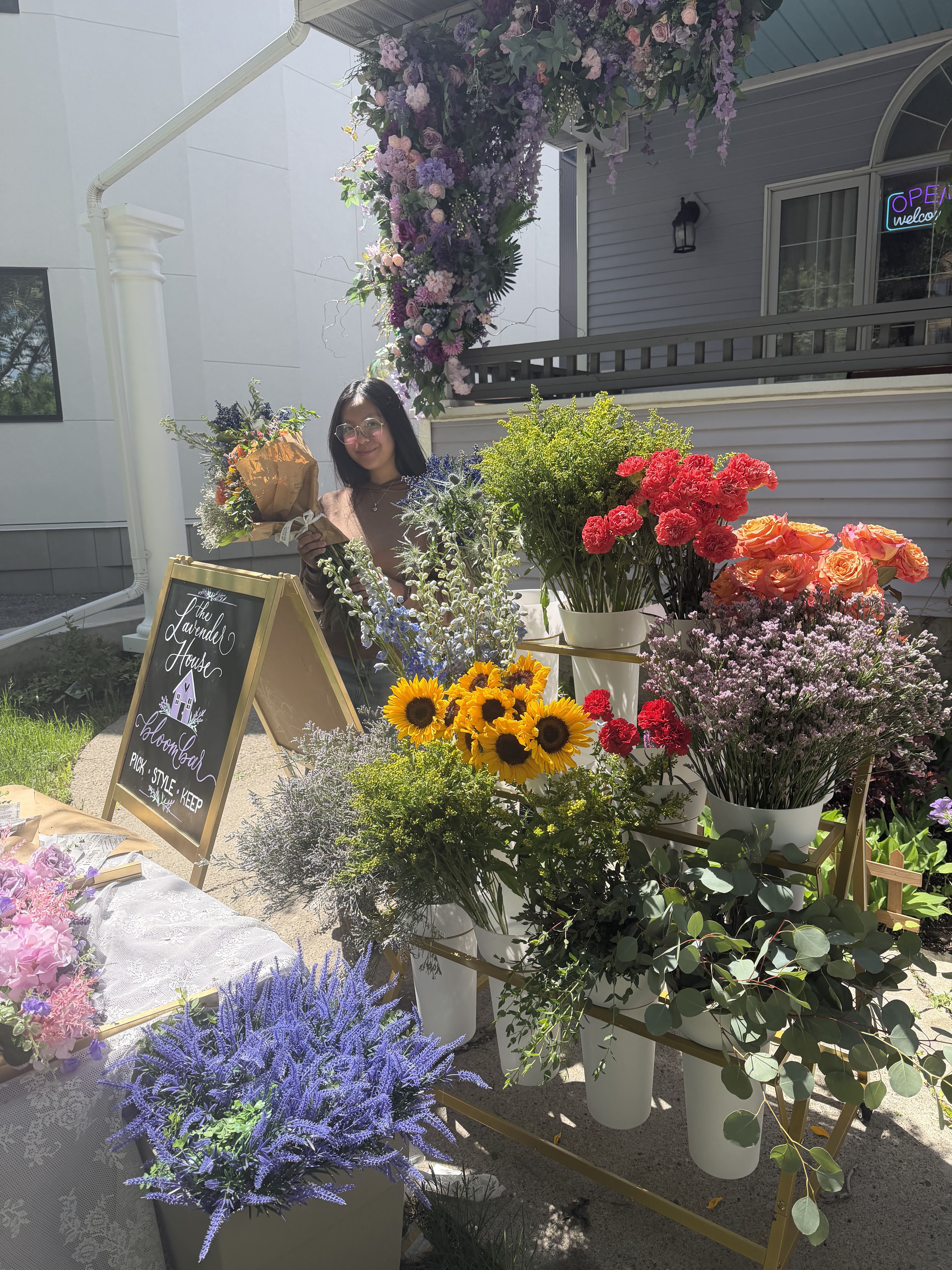 DIY Flower bar
